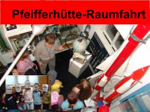 Pfeifferhütte-Raumfahrt-Logo