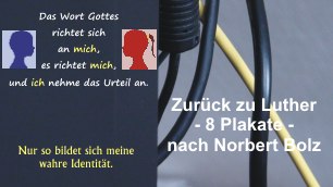 Zurck zu Luther-8 Plakate-Bolz